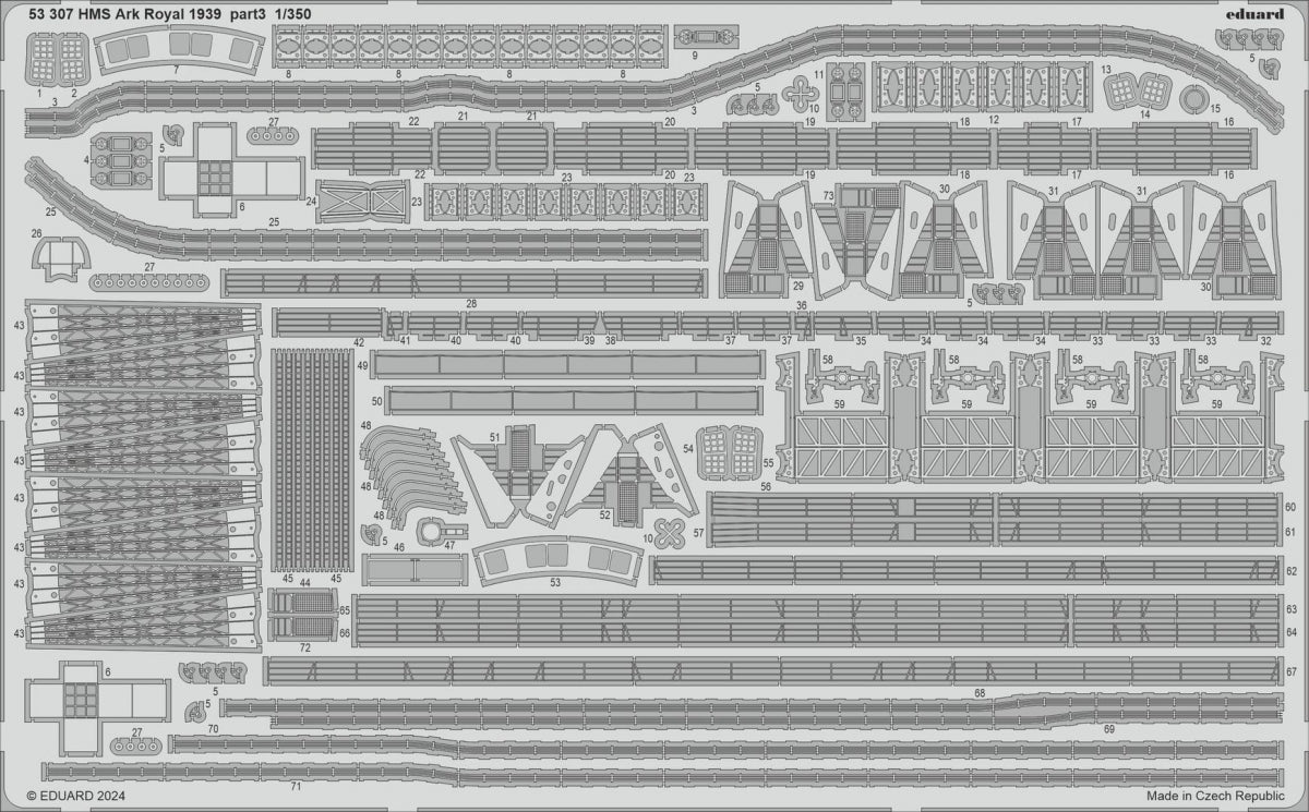Eduard BIG5372 HMS Ark Royal 1939 I LOVE KIT 1/350 – immagine 5