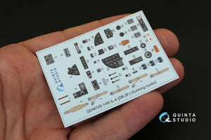 Quinta Studio QD48100 IL-4 3D-Printed &amp;amp; coloured Interior on decal paper (for Xuntong kit) 1/48 – Bild 2