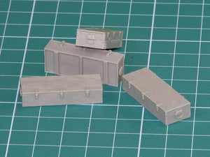 Eureka XXL E-017 Wooden Ammo Boxes for 12.8 cm Pak 44/Kw.K. 1/35 – immagine 2