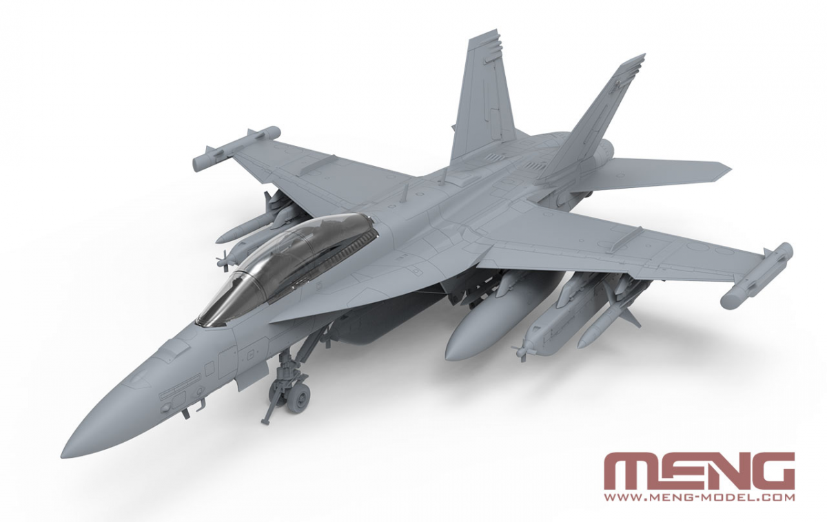 Meng LS-019 Boeing EA-18G Growler Electronic Attack Aircraft Yellow Jackets 1/48 – immagine 7