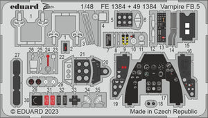 Eduard BIG49394 Vampire FB.5 AIRFIX 1/48 – immagine 3