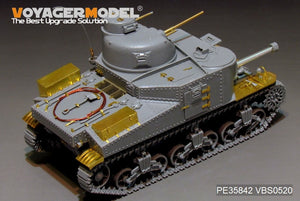 Voyager Model PE35842 WWII US M3A4 Lee Medium Tank basic For TAKOM 2085 1/35 – immagine 4