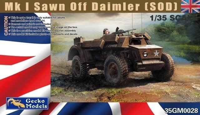 Gecko Models 35GM0028 Mk 1 Daimler à canon scié (SOD) 1/35