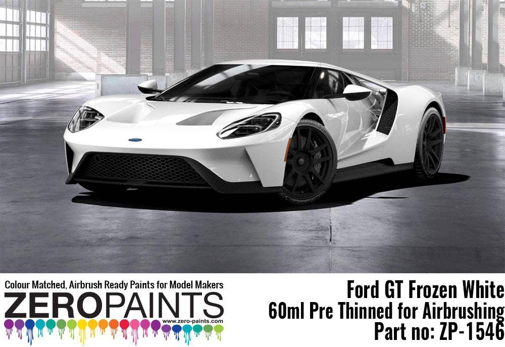 Zero Paints ZP-1546 Ford GT Frozen White Paint 60ml