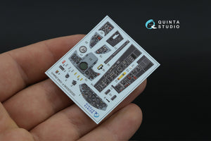 Quinta Studio QDS-32246 F-104A 3D-Printed &amp;amp; coloured Interior on decal paper (Italeri) (Small version) 1/32 – immagine 3