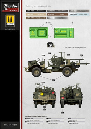 Thunder Model 35209 Morris Bofors C9/B Late The Iconic British WWII Gun Truck 1/35 – immagine 14