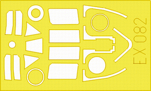 Eduard EX082 Typhoon Mk.Ib Door Canopy 1/48 HASEGAWA