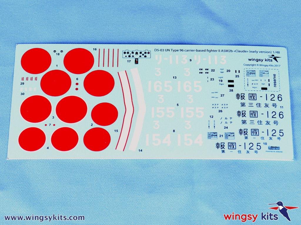Wingsy Kits D5-03 IJN Type 96 carrier-based fighter II A5M2b “Claude” (early) 1/48 – Bild 10