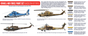 Hataka HTK-AS71 Israeli Air Force paint set (modern rotors) (8x17ml) – immagine 3