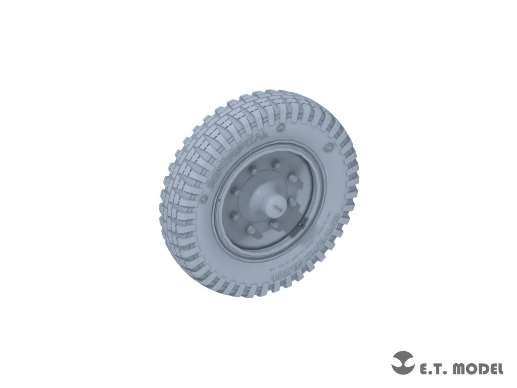E.T. Model P35-130 WWII German Sd.kfz.251/Sd.kfz.11 Sagged Front Wheels 1/35 – zdjęcie 2