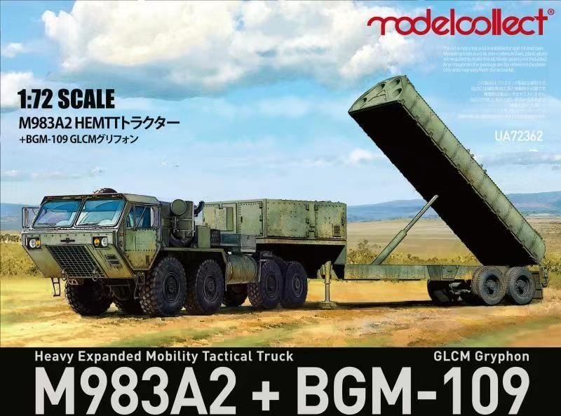 Camion tactique lourd à mobilité étendue Modelcollect UA72362 M983A2+BGM-109 1/72
