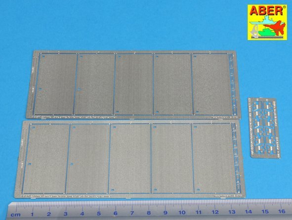 Aber 25011 Side skirts for Panther G/Jagdpanther 1/25 – immagine 2
