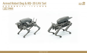 Magic Factory 7503 Armed Robot Dog RQ-20 UAV Set 1/48 – immagine 3