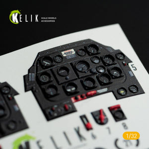 KELIK K32015 P-51D MUSTANG - INTERIOR 3D DECAL FOR TAMIYA KIT 1/32 – immagine 5