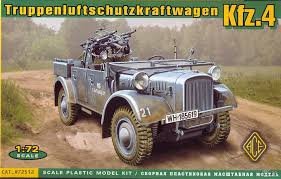 ACE 72512 Kfz.4 Truppenluftschutzkraftwagen - A.A. motor vehicle 1/72