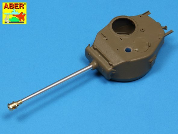 Aber 35L-137 U.S 76 mm M1A2 barrel with muzzle brake for Sherman M4 &amp;amp; M-18 Hellcat 1/35 – zdjęcie 7
