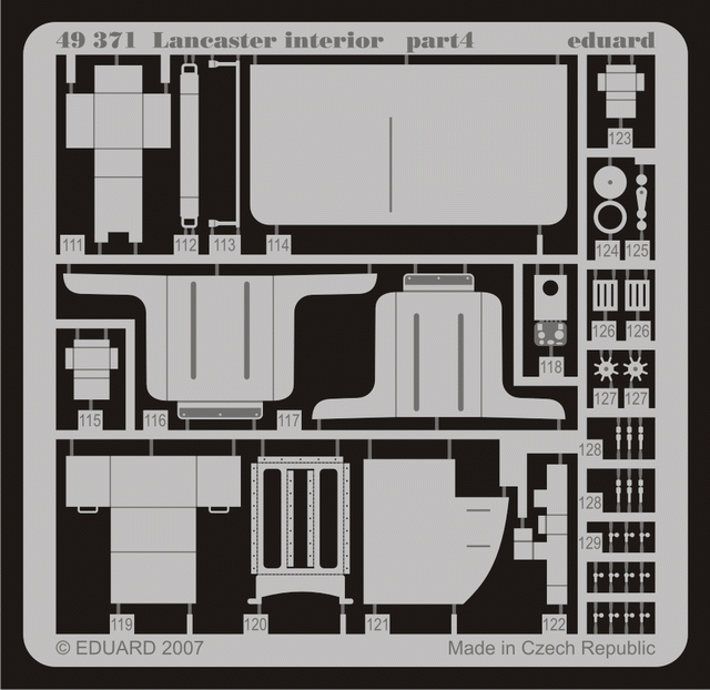 Eduard 49371 Lancaster interior 1/48 Tamiya – zdjęcie 5