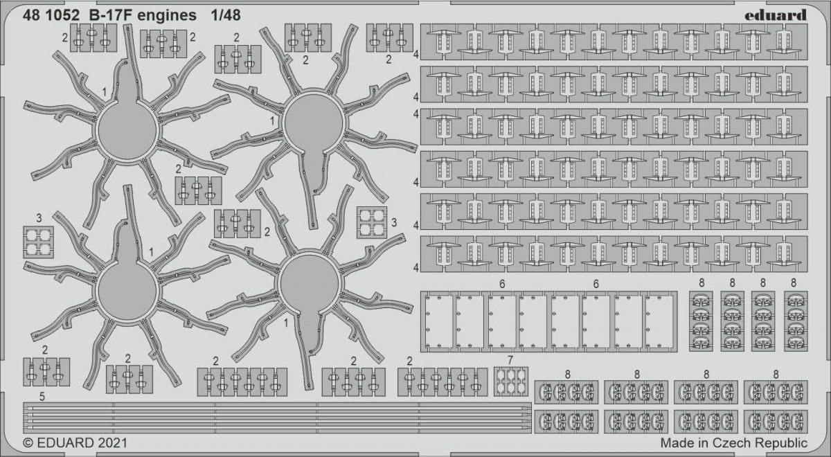 Eduard BIG49299 B-17F part II HK Models 1/48 – image 2