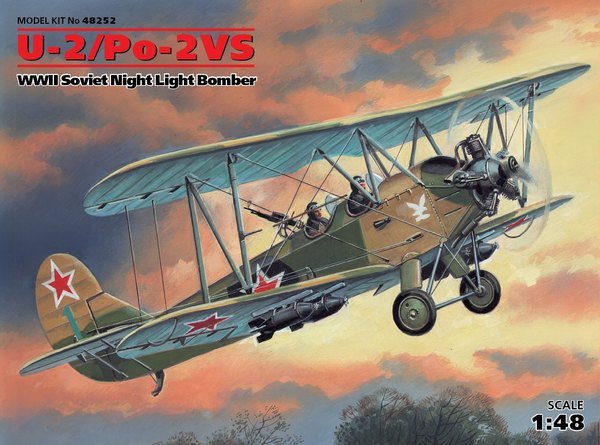 ICM 48252 U-2/Po-2VS WWII Soviet Night Light Bomber 1/48