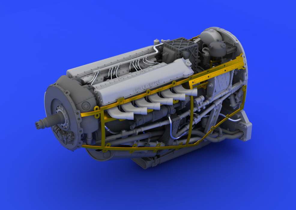 Eduard 648112 Spitfire Mk. IX engine 1/48 (Eduard) – Bild 7