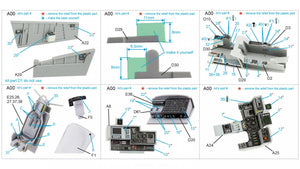 Intérieur imprimé en 3D et coloré sur papier décalcomanie Quinta Studio QD48252 OV-10D Bronco (ICM) 1/48 – image 2