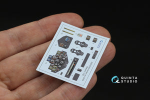 Quinta Studio QD32253 Horten Ho 229A 3D-Printed &amp;amp; coloured Interior on decal paper (Takom) 1/32 – immagine 4