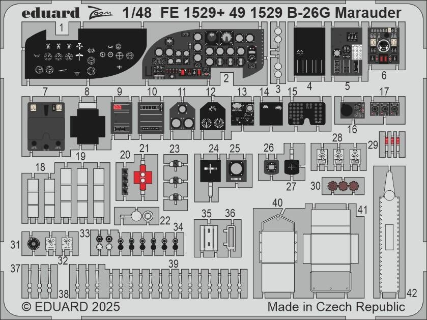 Eduard 491529 B-26G Marauder ICM 1/48 – zdjęcie 2