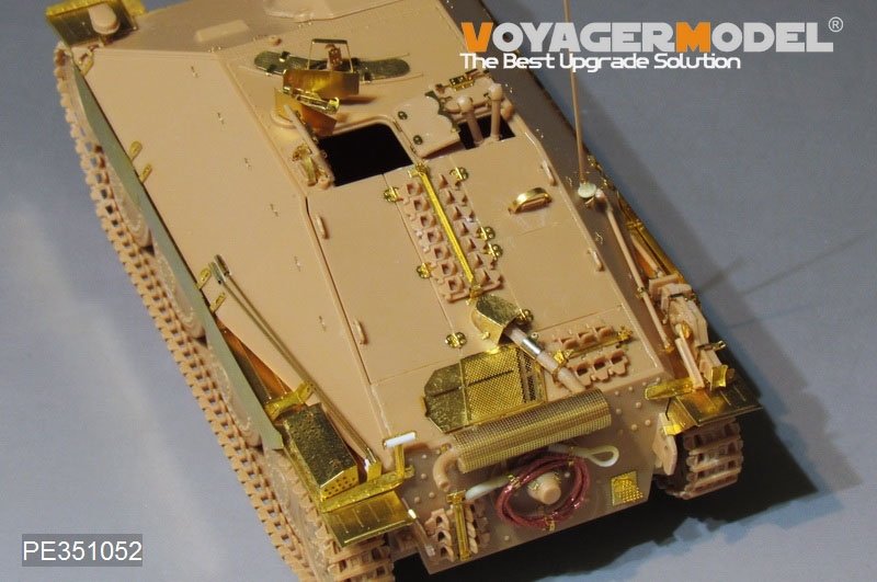 Voyager Model PE351052B WWII German Sd.Kfz.138/2 Hetzer Tank Destroyer Early Version (B ver include Gun Barrel) For ACADMY 13278 1/35 – immagine 14
