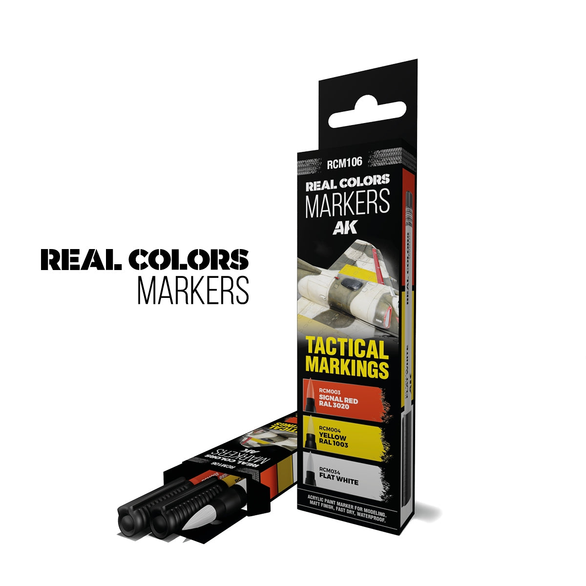 AK Interactive RCM106 TACTICAL MARKINGS – RC MARKERS SET RCM003 RCM004 RCM034 – immagine 2