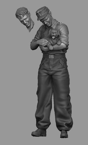 Panzer Art FI35-120 StuG driver with puppy 1/35 – imagen 2