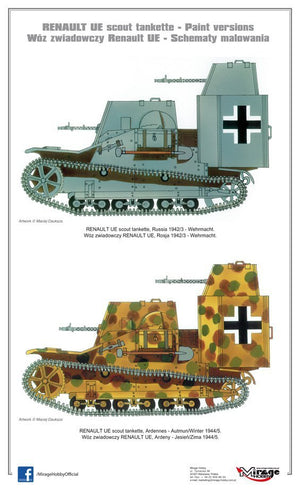 Mirage Hobby 355007 Wóz zwiadowczy RENAULT UE 1/35 – immagine 2