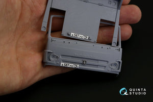 Quinta Studio QDS-35068 KAMAZ-43509 3D-Printed &amp;amp; coloured Interior on decal paper (Zvezda) (Small version) 1/35 – zdjęcie 3