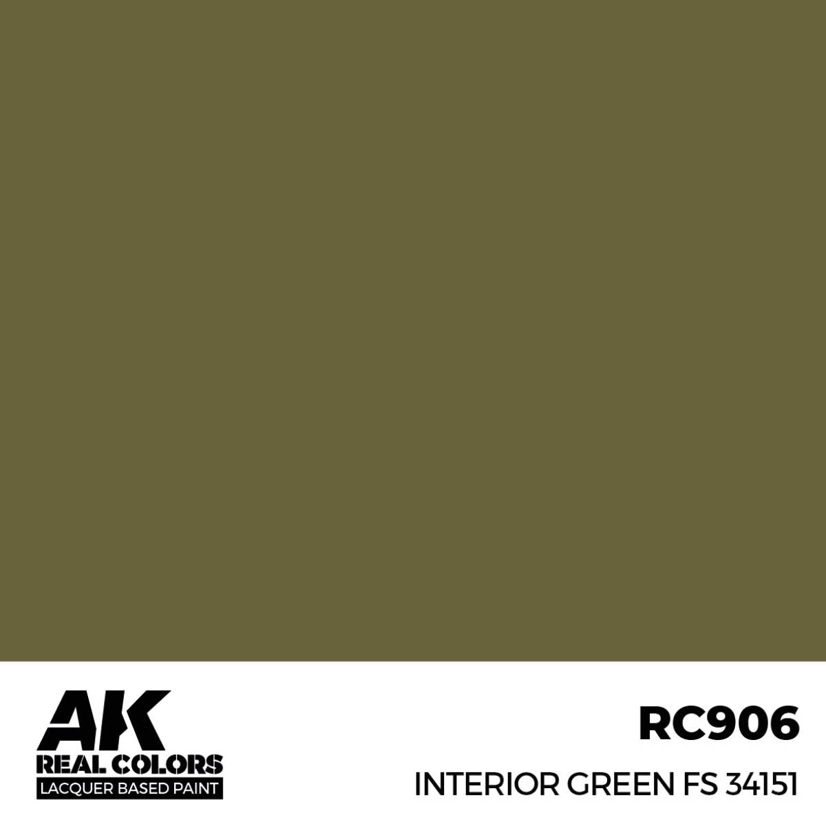 AK Interactive RC906 Intérieur Vert FS 34151 17 ml