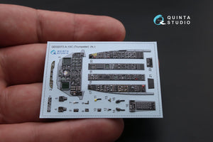 Quinta Studio QD32073 A-10C 3D-Printed &amp;amp; coloured Interior on decal paper (for Trumpeter kit) 1/32 – immagine 4