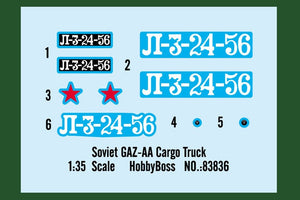 Hobby Boss 83836 Soviet GAZ-AA Cargo Truck – imagen 4