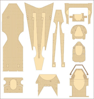 MK1 Design MD-20025 DKM Battleship SCHARNHORST VALUE PACK for Trumpeter 1/200 – zdjęcie 18