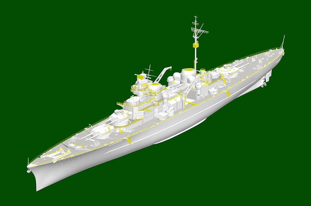 Trumpeter 05370 DKM O Class Battlecruiser Barbarossa 1/350 – imagen 5
