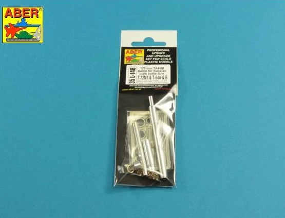 Armement Aber 35L-149 pour chars russes T-72B3 et T-90S/MS : canon de 125 mm 2A46M-5/6 compatible avec les maquettes Meng/Trumpeter/Zvezda au 1/35.