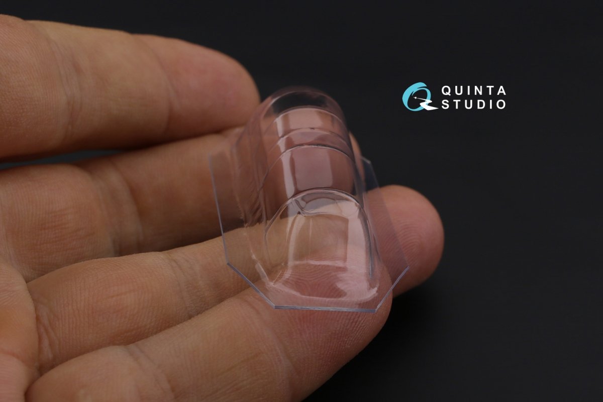 Quinta Studio QC48081 Yak-2 vacuformed clear canopy (for Mars Models kit) 1/48 – immagine 2