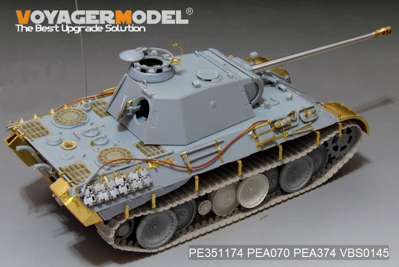 Voyager Model PE351174 WWII German Panther A early ver. Basic（For MENG TS-046）1/35 – Bild 10