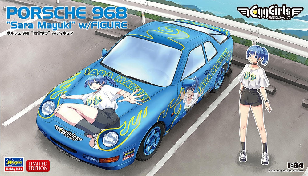 Hasegawa SP615 Porsche 968 "Sara Mayuki" with Figure 1/24