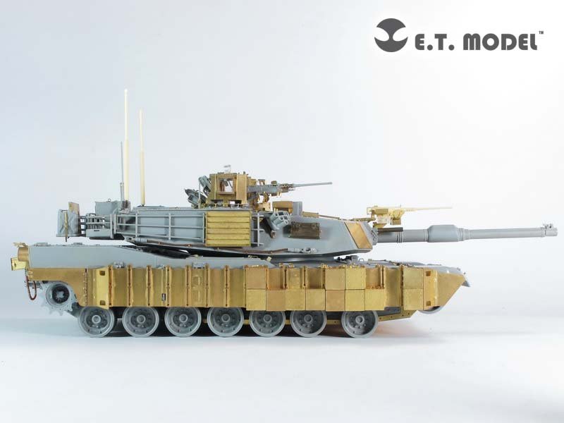 ET Modèle E35-165 Char de combat principal M1A1 de l&amp;#39;armée américaine moderne TUSK I (Pour DRAGON 3535) (1/35) – image 11