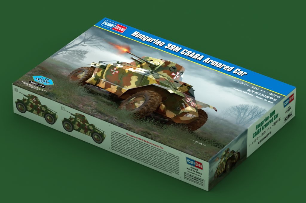 Hobby Boss 83866 Hungarian 39M CSABA Armored Car 1/35 – immagine 2