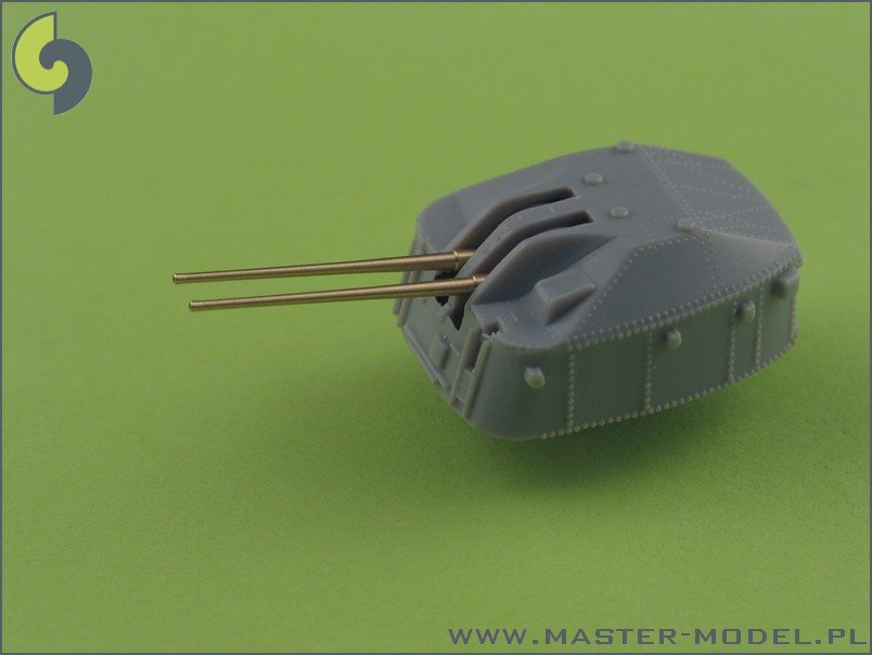 Master SM-350-054 IJN Akizuki armament - 10cm/65 (8pcs) barrels – imagen 2