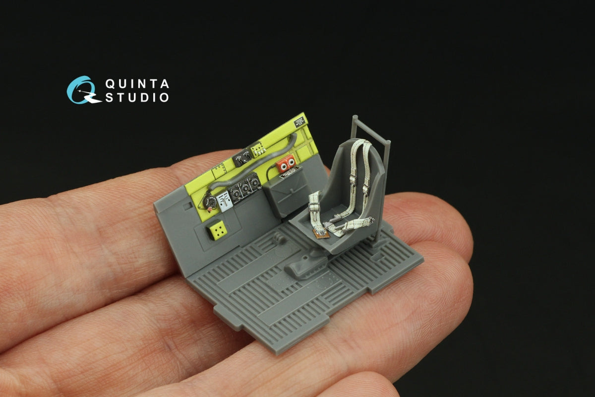 Quinta Studio QD48498 P-47С Thunderbolt 3D-Printed &amp;amp; coloured Interior on decal paper (Dora Wings) 1/48 – immagine 7
