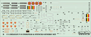 ModelMaker Decals D48202 First Belgian F-16 with 8000 hours 1/48 – image 4