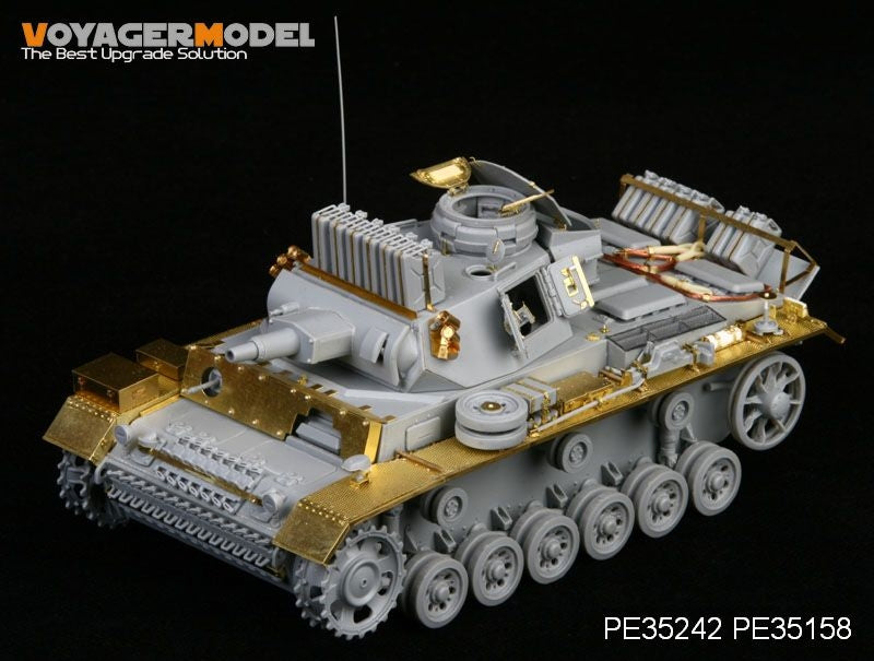 Voyager Model PE35242 WWII German Pz.Kpfw.III Ausf.N sPz.Abt 501 Afrika For DRAGON 6431 1/35 – Bild 2