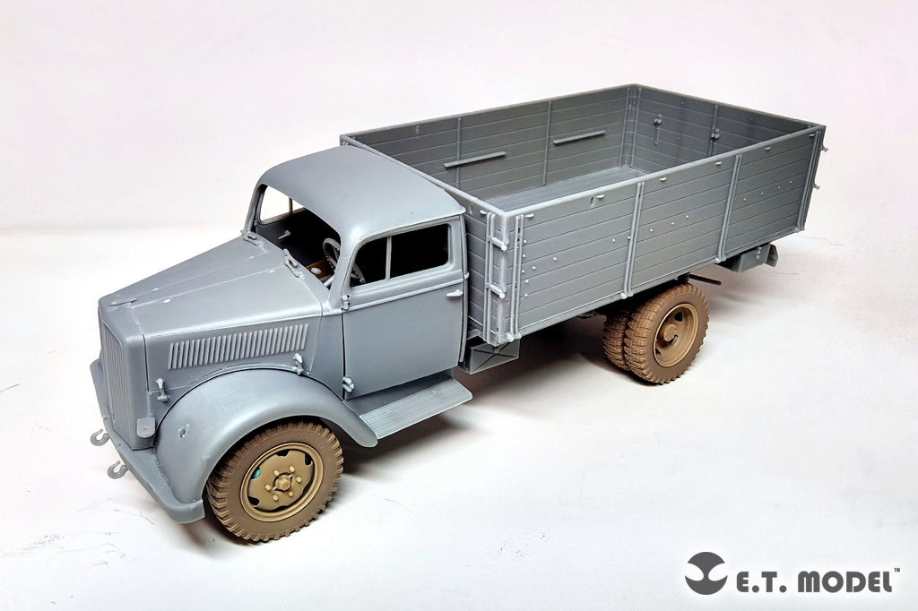 E.T. Model P35-169 WWII German 3t 4x2 Cargo Truck Sagged Wheels 1/35 – imagen 6