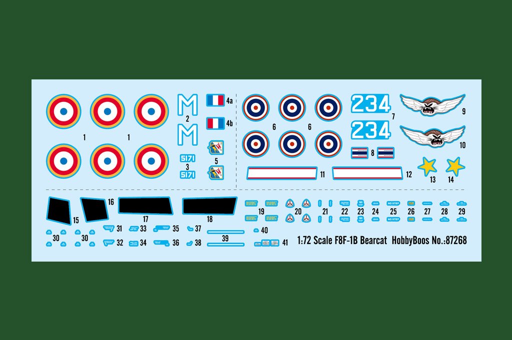 Hobby Boss 87268 F8F-1B Bearcat 1/72 – zdjęcie 4