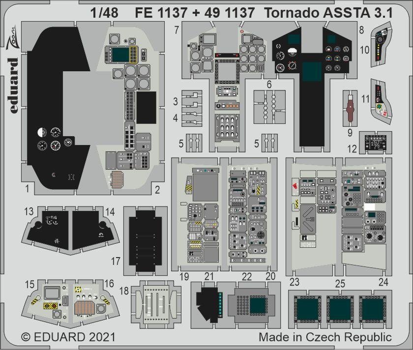 Eduard FE1137 Tornado ASSTA 3.1 pour Revell 1/48